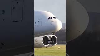 Fly Emirates Airbus A380-800 taking off