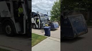 LRS garbage truck on trash #garbagetruck