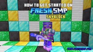How To Get Started on The Fresh SMP | Episode 1 #freshsmp