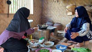 SUASANA PAGI YANG TENANG, MUSIM HUJAN DI KAMPUNG NAMBAH BETAH, HAWA DINGIN PEDESAAN SUNDA JAWA BARAT