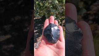 Searching For Prehistoric Hunting Camps/Tools In The High Desert - Huge Obsidian Scraper