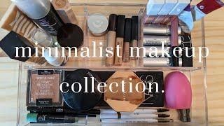 2021 Minimalist Makeup Collection Declutter and Organization