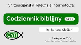 Codziennik biblijny, Słowo na dzień 17 listopada 2024 r.