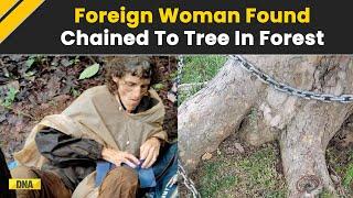 Shocking! Elderly Foreign Woman Found Chained To Tree In A Forest In Maharashtra's Sindhudurg