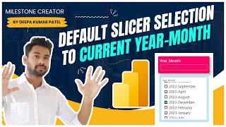 Set Default Slicer Selection to Current Year / Month in Power BI [ Preselected Slicer ]