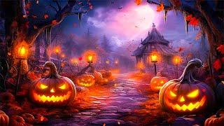 Best Spooky Halloween Playlist 2023 Haunted Graveyard Ambience  Relaxing Halloween Music For Sleep