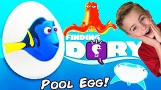 Giant FINDING DORY Surprise Egg with Toys by HobbyKidsTV