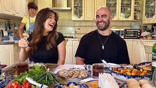 DRINKING VODKA WITH RUSSIAN BABUSHKA | Australians Experience Traditional Russian Feast & Culture