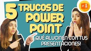 5 TRUCOS de powerpoint para presentaciones INCREIBLES - ¡No todo es IA!