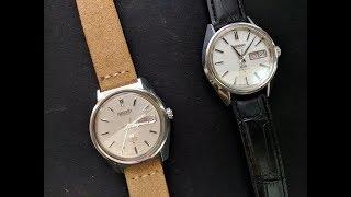 Vintage Seikos:  Grand Seiko 6146 (61GS) and King Seiko 5626 (56KS)