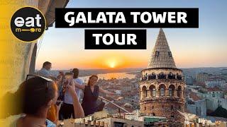 Inside the Galata Tower | Galata Tower Virtual Tour | 4K Walking Tour