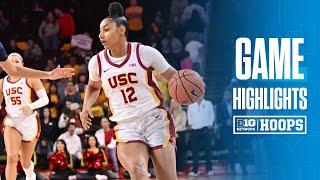 Notre Dame at USC | HIGHLIGHTS | Big Ten Women's Basketball | 11/23/24