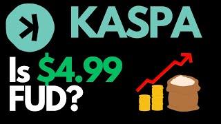 KASPA is $4.99 FUD? #kaspa #krc20 #kaspacoin