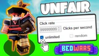 So I used **HACKS** in Roblox Bedwars... (BROKEN)