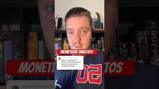 Los directos tienen muchas opciones de #monetizar #youtube #live #directos #shorts