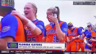 Florida Gators’ Hannah Adams delivers walk-off hit in 2021 NCAA Tournament opener vs. USF