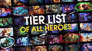 Tier List. Which Heroes to Level? Relevance of all heroes. Detailed review, 2024 | Hero Wars Mobile