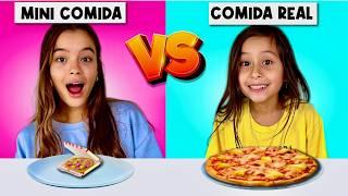 Comida Miniatura vs Comida Real: Quem Fizer o Melhor Desenho Come!