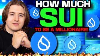 How Much SUI To Be A Millionaire? (SUI Price Prediction 2025) SUI Crypto News!