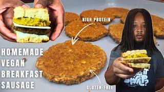 VEGAN Breakfast Sausage Patties | High-Protein, Gluten-Free