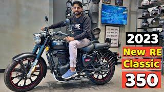 New 2023 Royal Enfield Classic 350 Stealth BlackLaunch Price Mileage New Update Full Detail Review