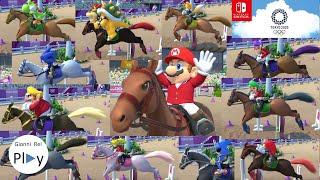 All Horses and Jockeys Mario Olympics Tokyo 2020 HD Olympic Games Riding Outfit