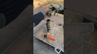 Profile/Plasma Gas Cutter‍10”mm Iron Sheet Cutting SuperSeeder Parts #amazing technology#shorts