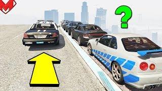 THE POLICEMAN DIDN'T SEE ME! POLICE CHASE IN GTA 5 — MYE