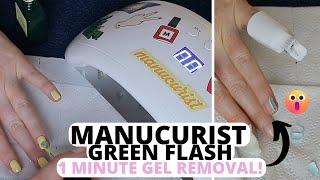 MANUCURIST GREEN FLASH REVIEW, DEMO & TIPS, 1 MINUTE GEL REMOVAL WITH MANUCURIST GREEN FLASH REMOVER