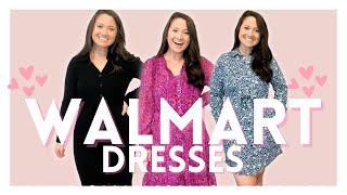 NEW WALMART FINDS | MIDSIZE WALMART HAUL 2023 / the best new dresses