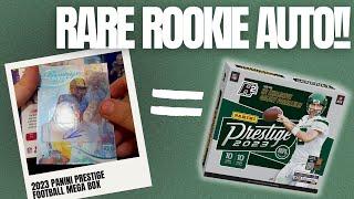 RARE ROOKIE AUTO!!  Panini Prestige Football Mega Box | Card Curiosity