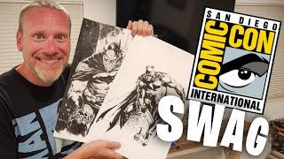 San Diego Comic Con 2023 SDCC Swag Haul | Commissioned Art & MORE!