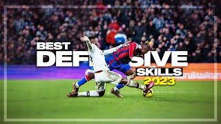 Crazy Football Defensive Skills & Tackles 2023 | HD