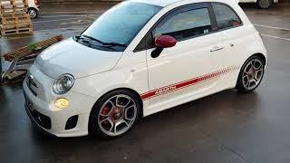 Abarth 595 Viper Alarm with Remote start system demonstration