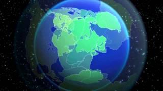 "Continental Drift Pangea Final" Pangea Plate Tectonics (english version)