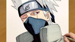 How to Draw Kakashi Hatake | Step-by-Step Anime Drawing Tutorial