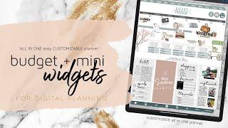 Digital Budget Widget Stickers | New digital Planning Widgets!