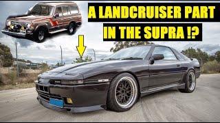 A LANDCRUISER part for better SHIFTING! | 2JZ Single Turbo SUPRA | 620WHP