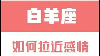 「陶白白」如何拉近跟白羊座的感情：白羊座感情經歷越豐富就越容易挑剔