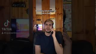Watching Ghost Stories Sub vs Dub #anime #ghoststories #ghoststoriesdub #subvsdub #weeb #otaku