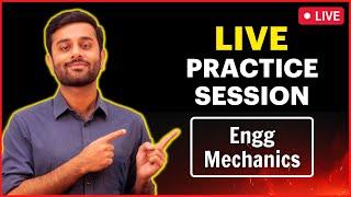 Live Practice Session for GATE Mechanical : Engineering Mechanics | LPS - 04