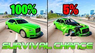 Realistic Survival Chance Crashes #17 | BeamNG.drive