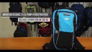 Mountain Designs 2 & 3L Pump Hydration Packs