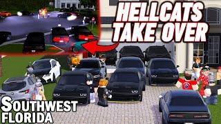 HELLCATS TAKE OVER SWFL... + SLIDE SLOW!!! || ROBLOX - Southwest Florida