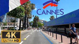 DRIVING CANNES, French Riviera, Blue Coast, FRANCE I 4K 60fps