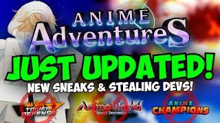 Anime Adventures JUST UPDATED! BIG NEWS & AA STOLE ASTD & AWTD DEVS!