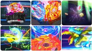 Beyblade Burst Surge - All Tag Special Moves