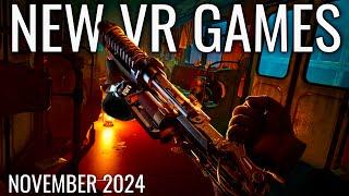 Tons of NEW VR Games For November 2024