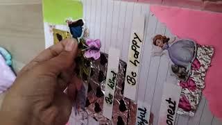 My first journal on Happy days #Art and Craft with mahi
