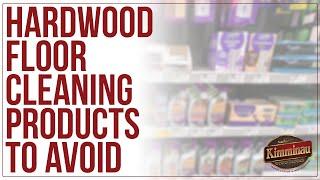 Hardwood Floor Cleaning Products To Avoid